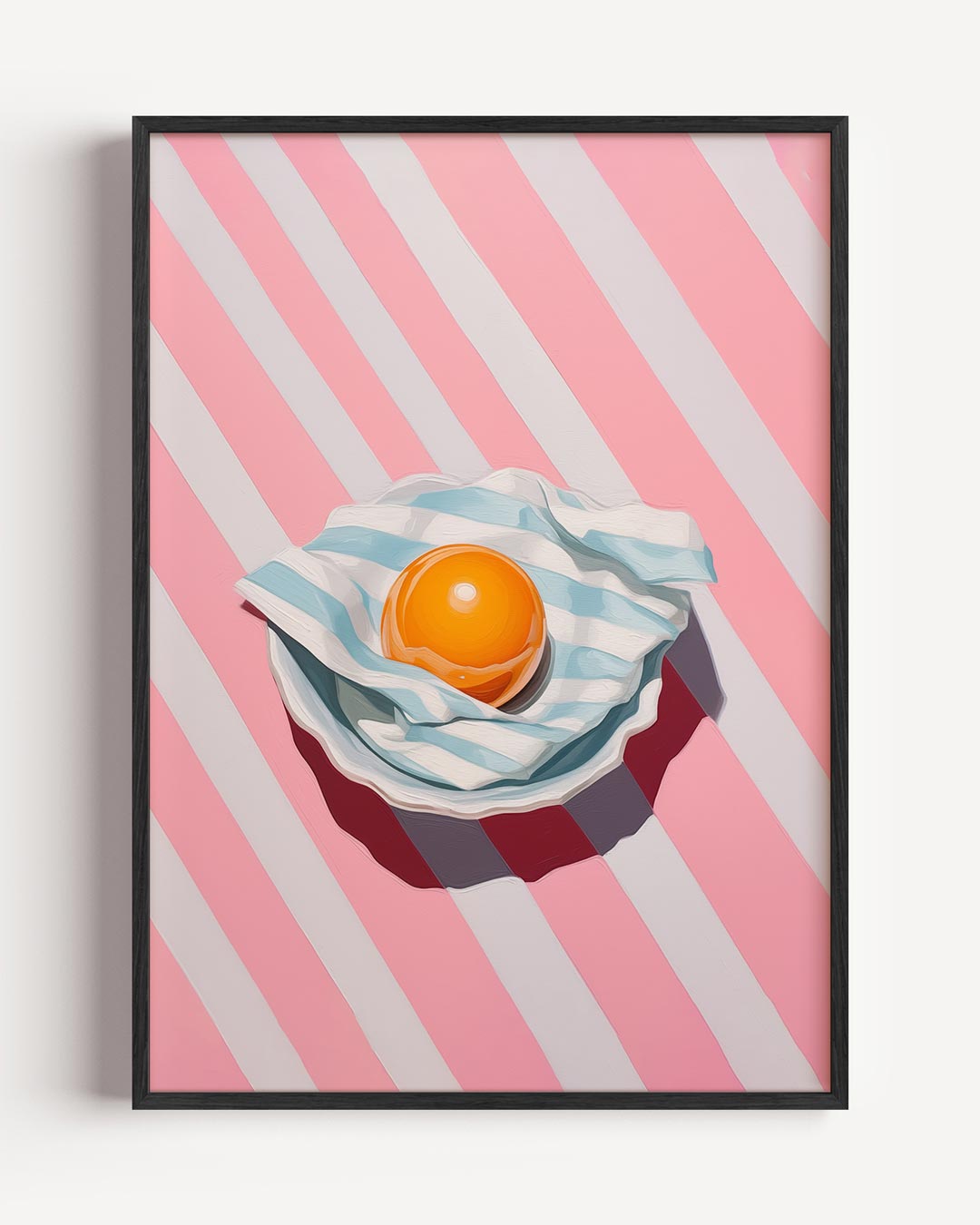 Zonnige Strepen – keuken portret poster als wanddecoratie