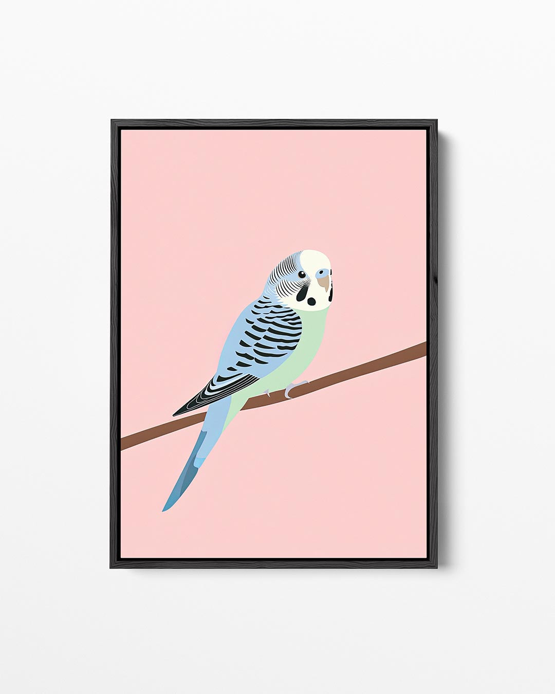 Vogel op tak – staand wanddecoratie kunstwerk