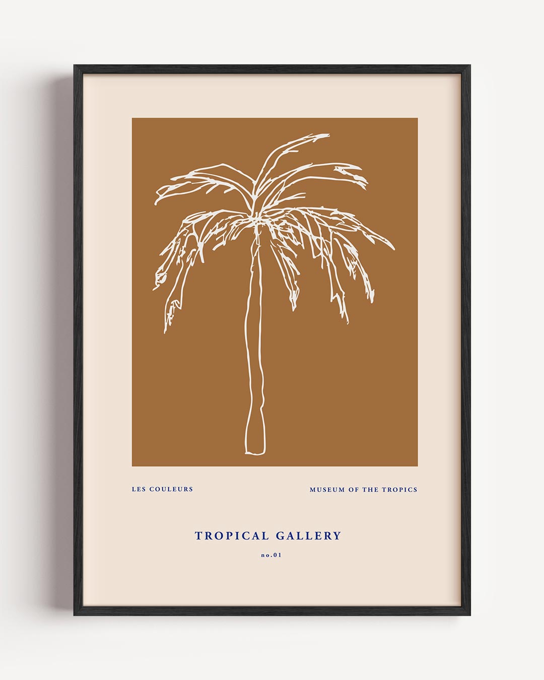 Tropische Palmprint – zomer portret poster als wanddecoratie