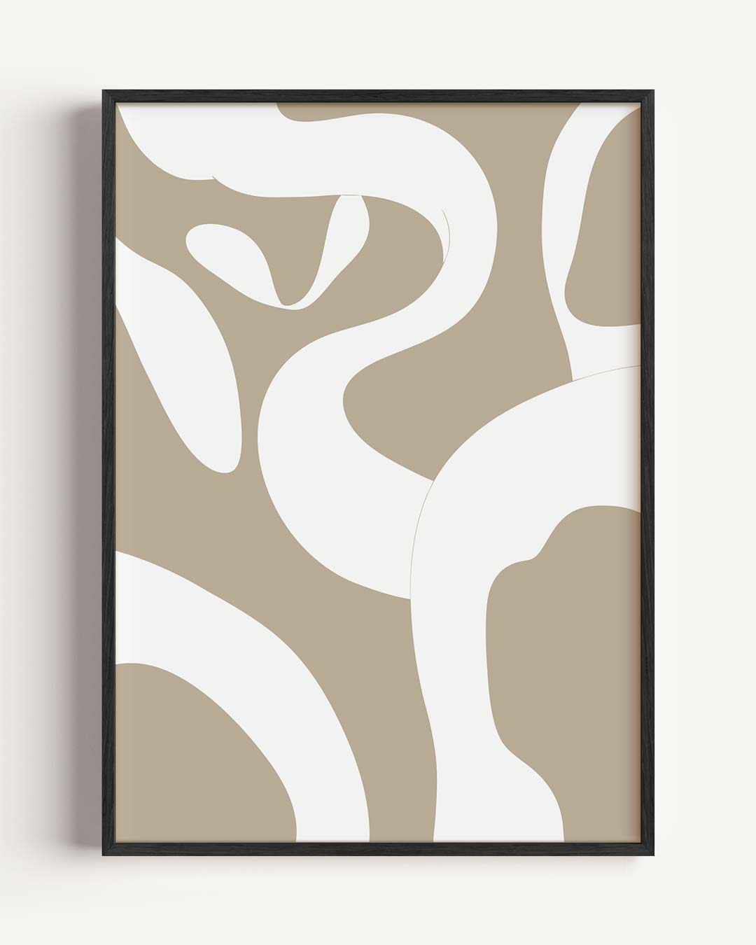 Modern Abstracte Wanddecoratie – kleurrijke abstracte portret poster als wanddecoratie