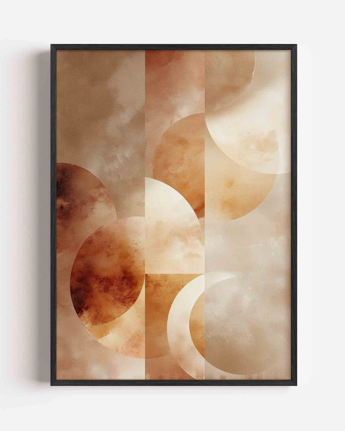 Abstracte cirkels – abstracte portret poster als wanddecoratie