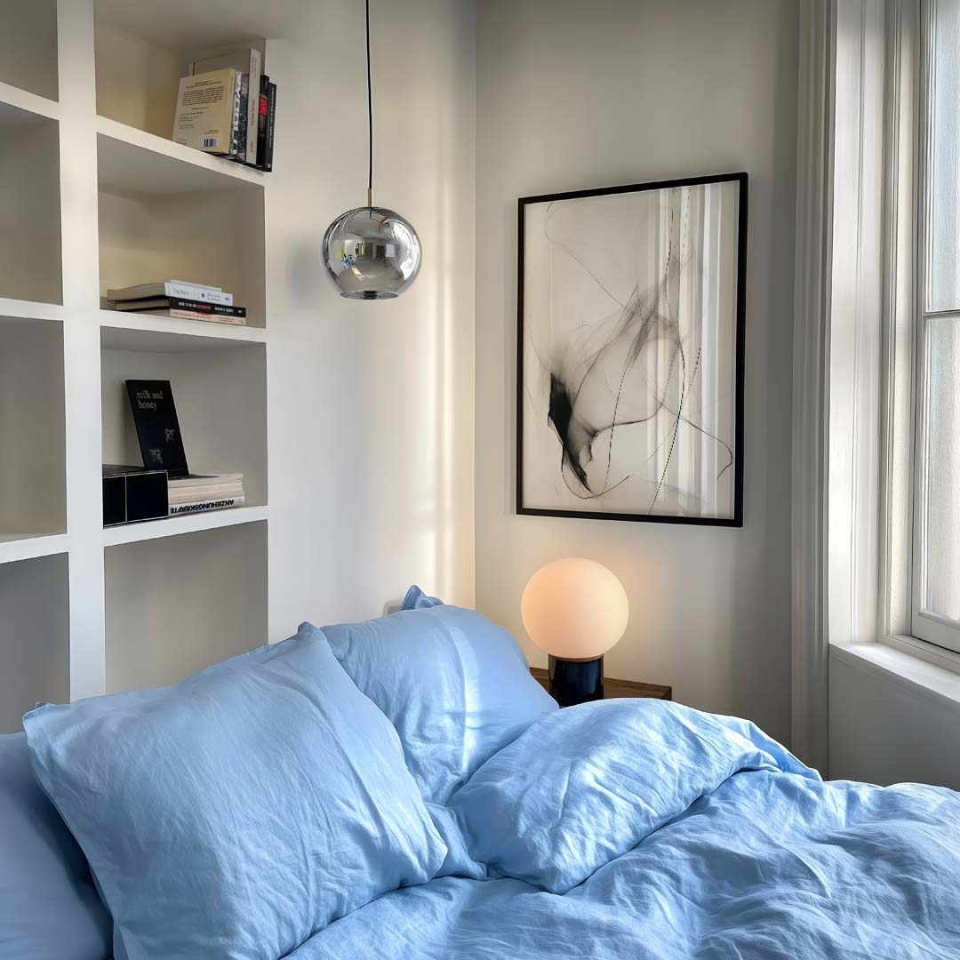 Elegant Abstracte Kunstposter – staande muurposter met elegante eenvoud