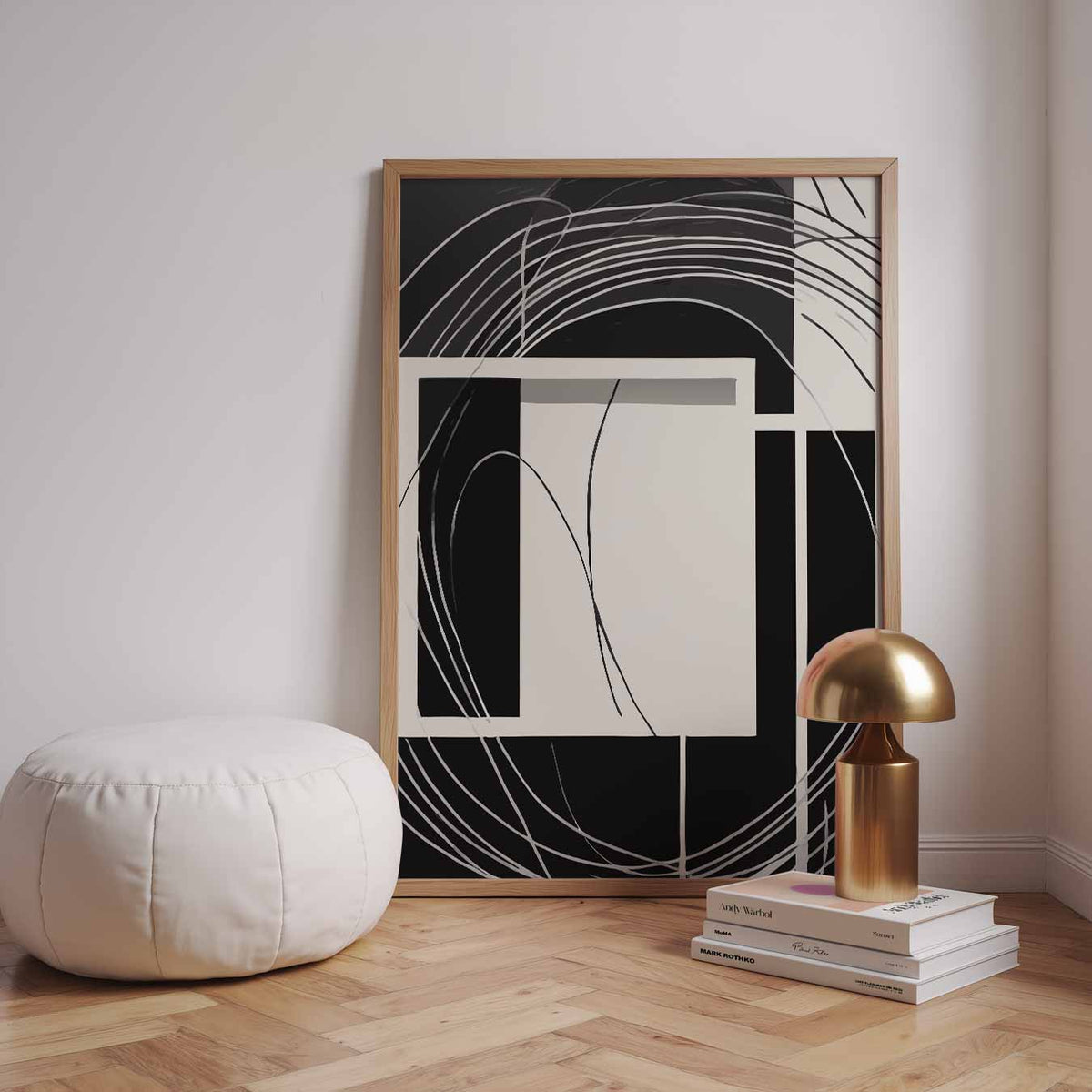 Moderne Abstracte Kunstposter – abstracte poster in staand formaat