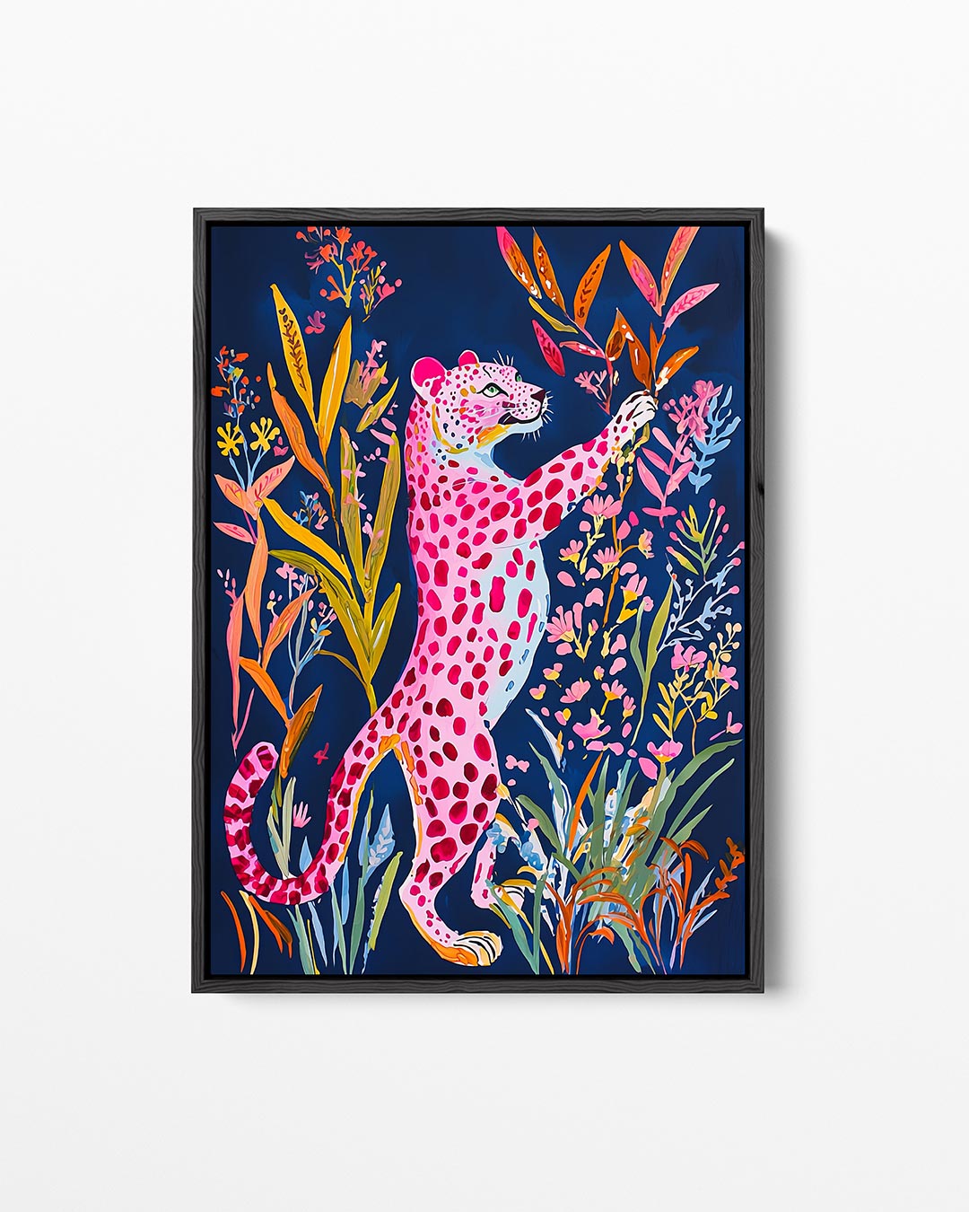 Kleurrijke dierentuin – staand wanddecoratie kunstwerk