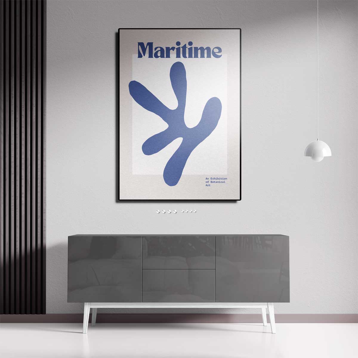 Maritieme Abstractie – portret wandkunst van WallArtistic