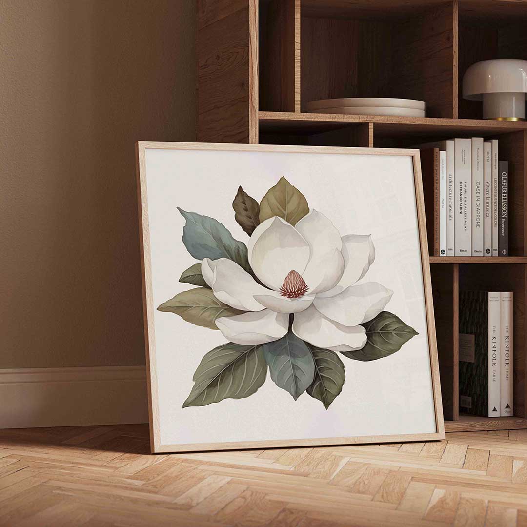 Abstracte – vierkante kerst wanddecoratie van WallArtistic