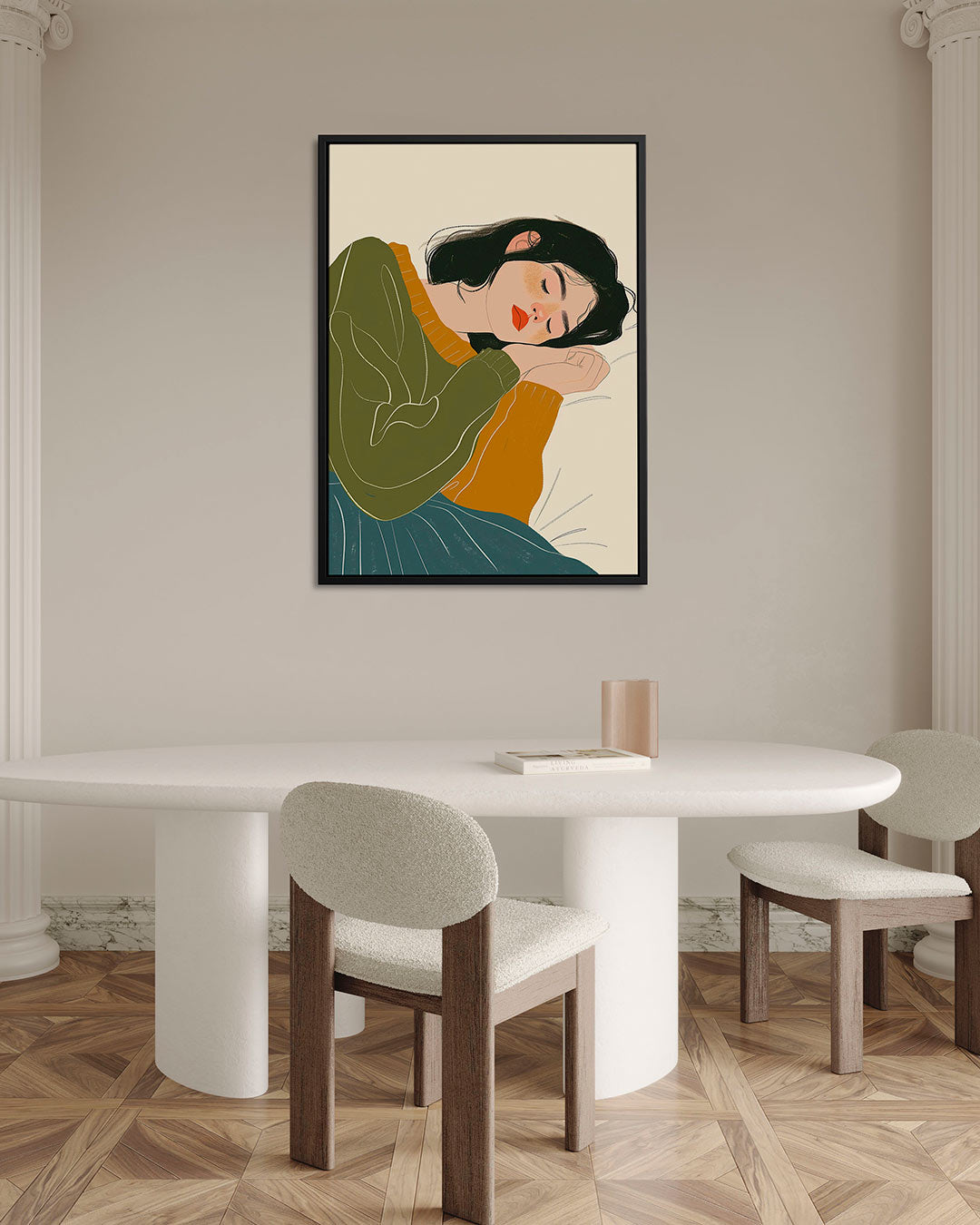 Dromerige rust – alternatieve weergave van het kunstwerk