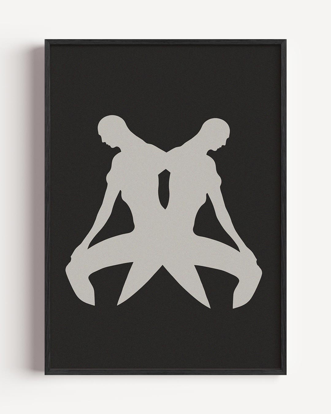 Symmetrische Figuren – botanische portret poster als wanddecoratie