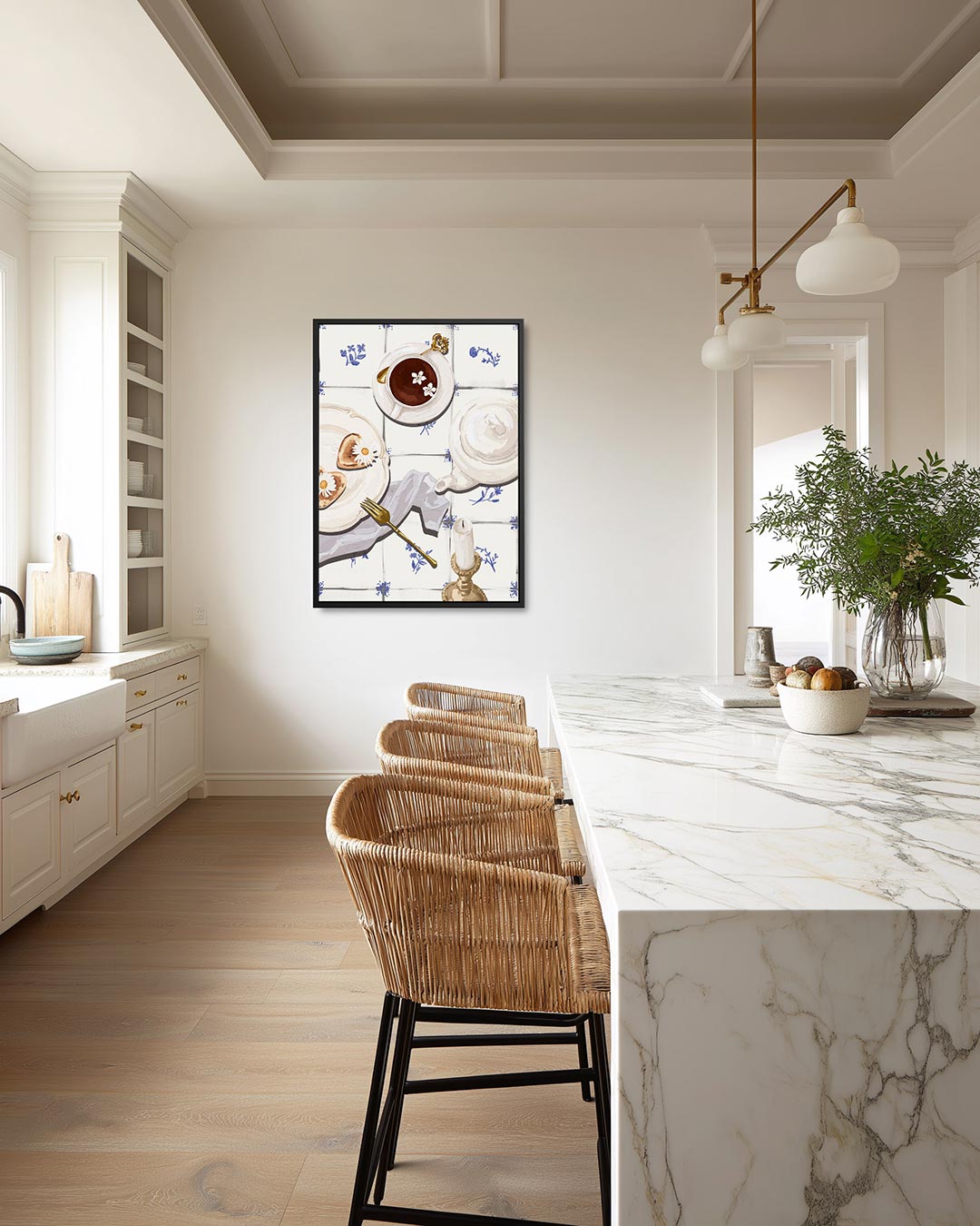Tafelsetting – staand wanddecoratie kunstwerk