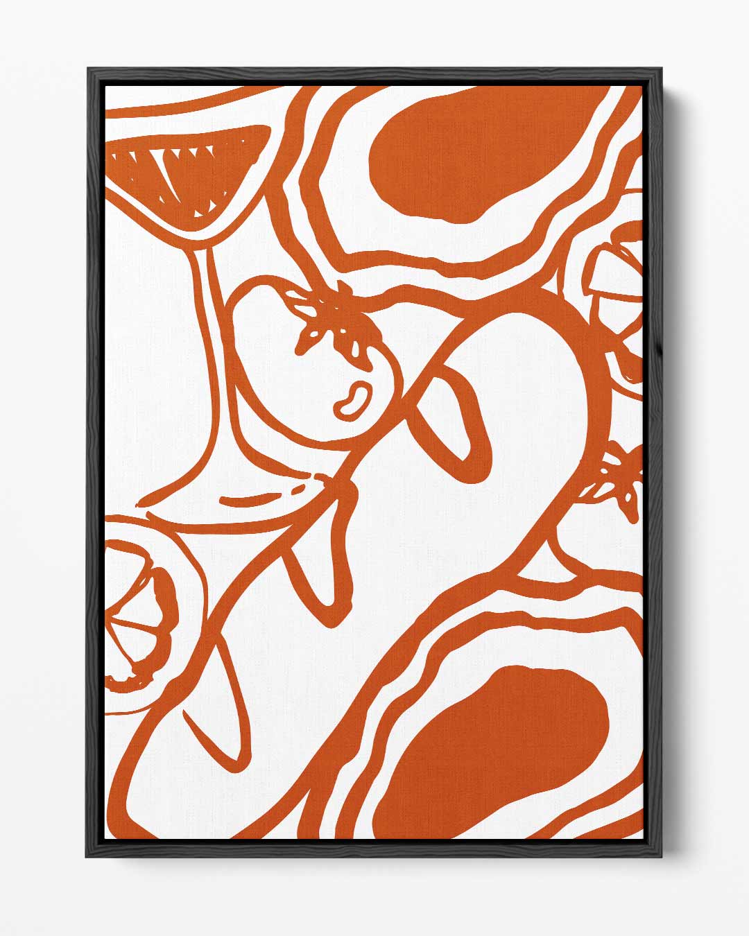 Culinaire Verbeelding – portret kunstwerk als wanddecoratie