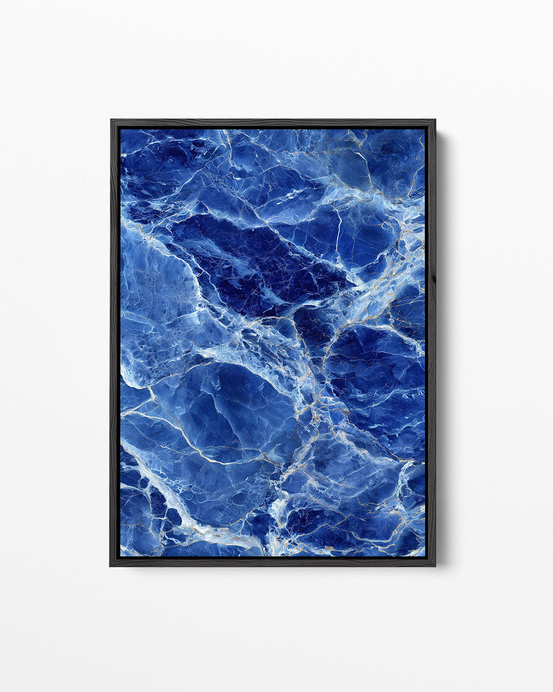 Marmer blauwe patronen – staand wanddecoratie kunstwerk
