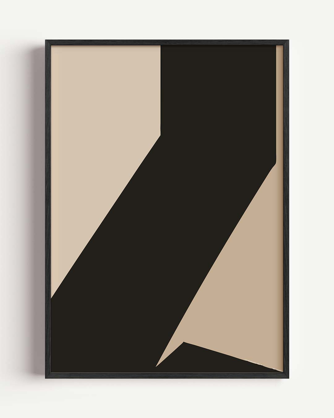 Moderne Geometrische Kunstposter – kleurrijke abstracte portret poster als wanddecoratie
