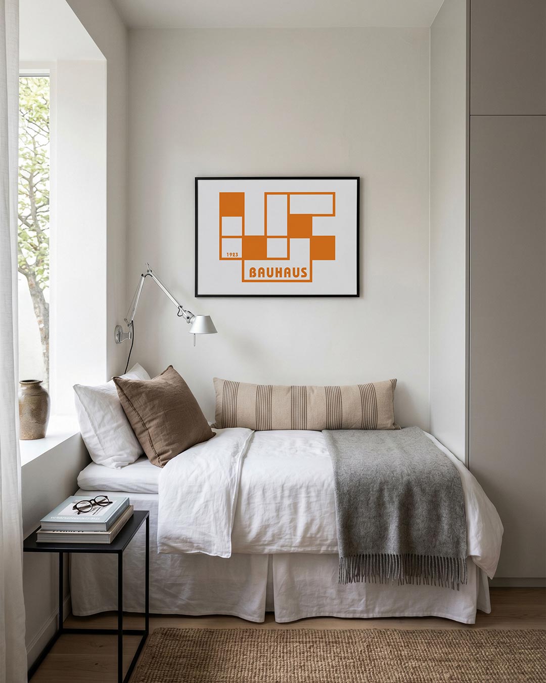 Vorm en balans – moderne Bauhaus wandkunst als poster