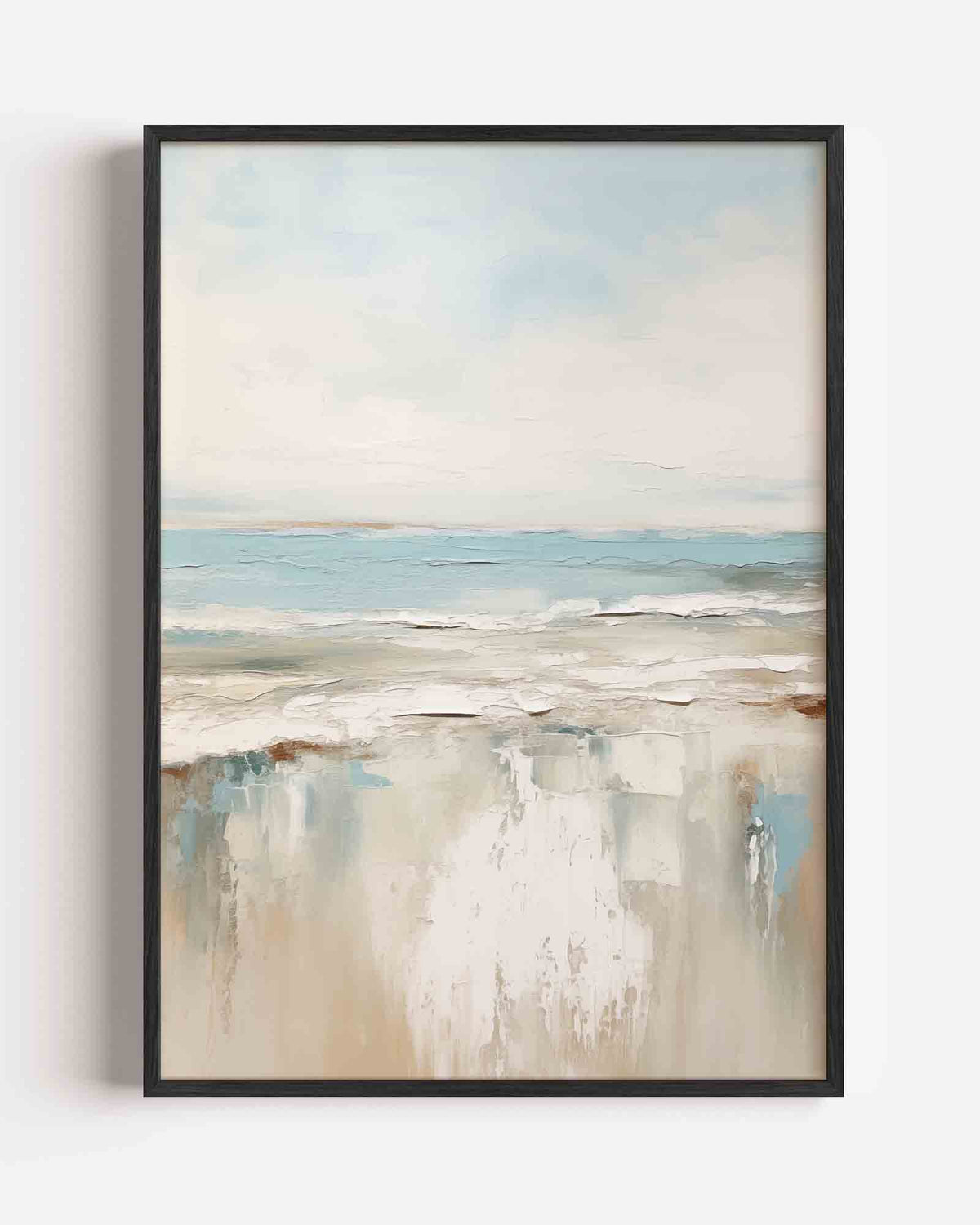 Strand en zee – botanische portret poster als wanddecoratie