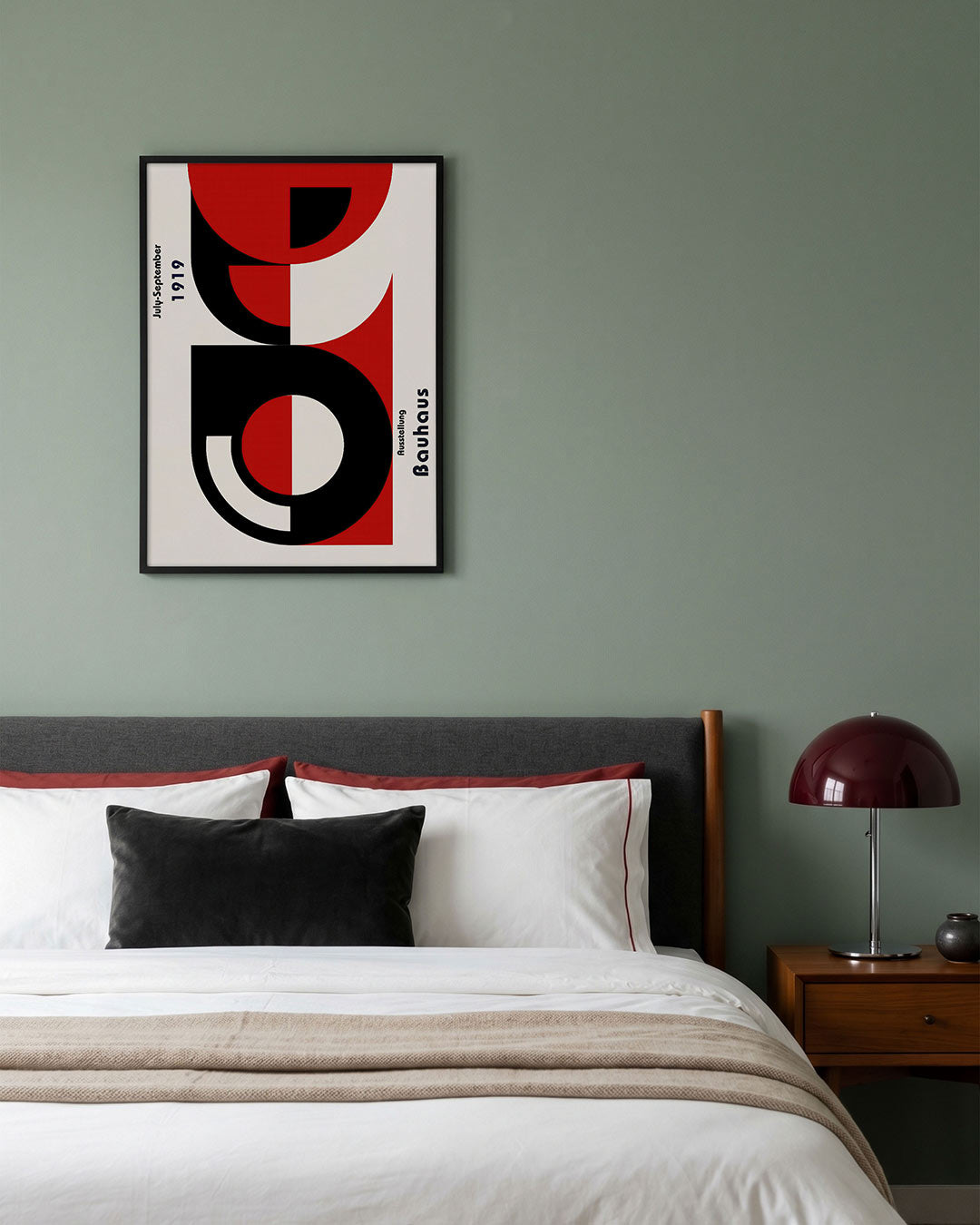 Vorm en balans – geometrische poster in Bauhaus-stijl van WallArtistic