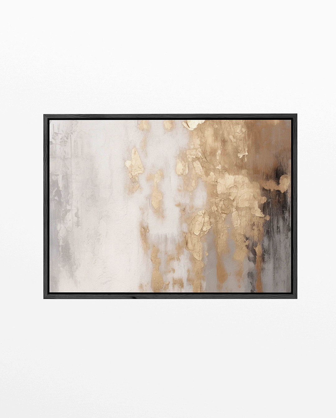 Organische texturen – liggend abstract kunstwerk