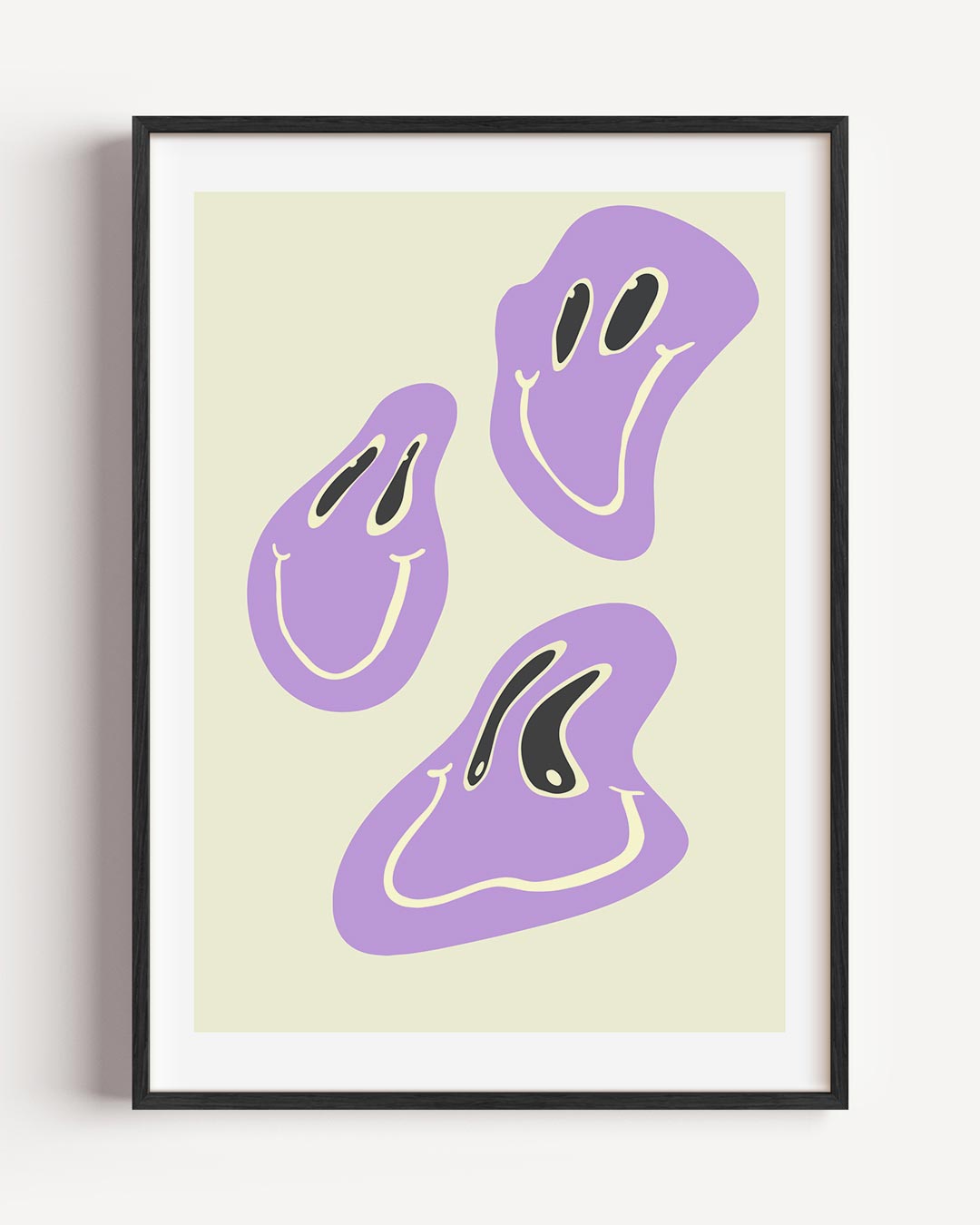 Vrolijke Geesten Wanddecoratie – moderne portret poster als wanddecoratie