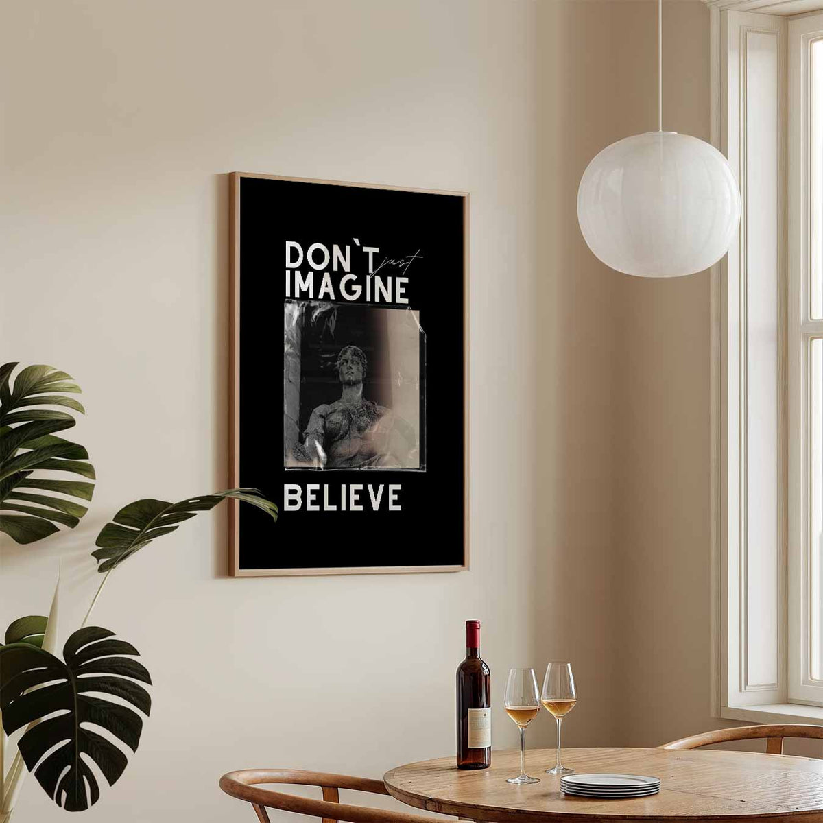 Motivatieposter met Inspirerende Boodschap – tekstposter in staand formaat