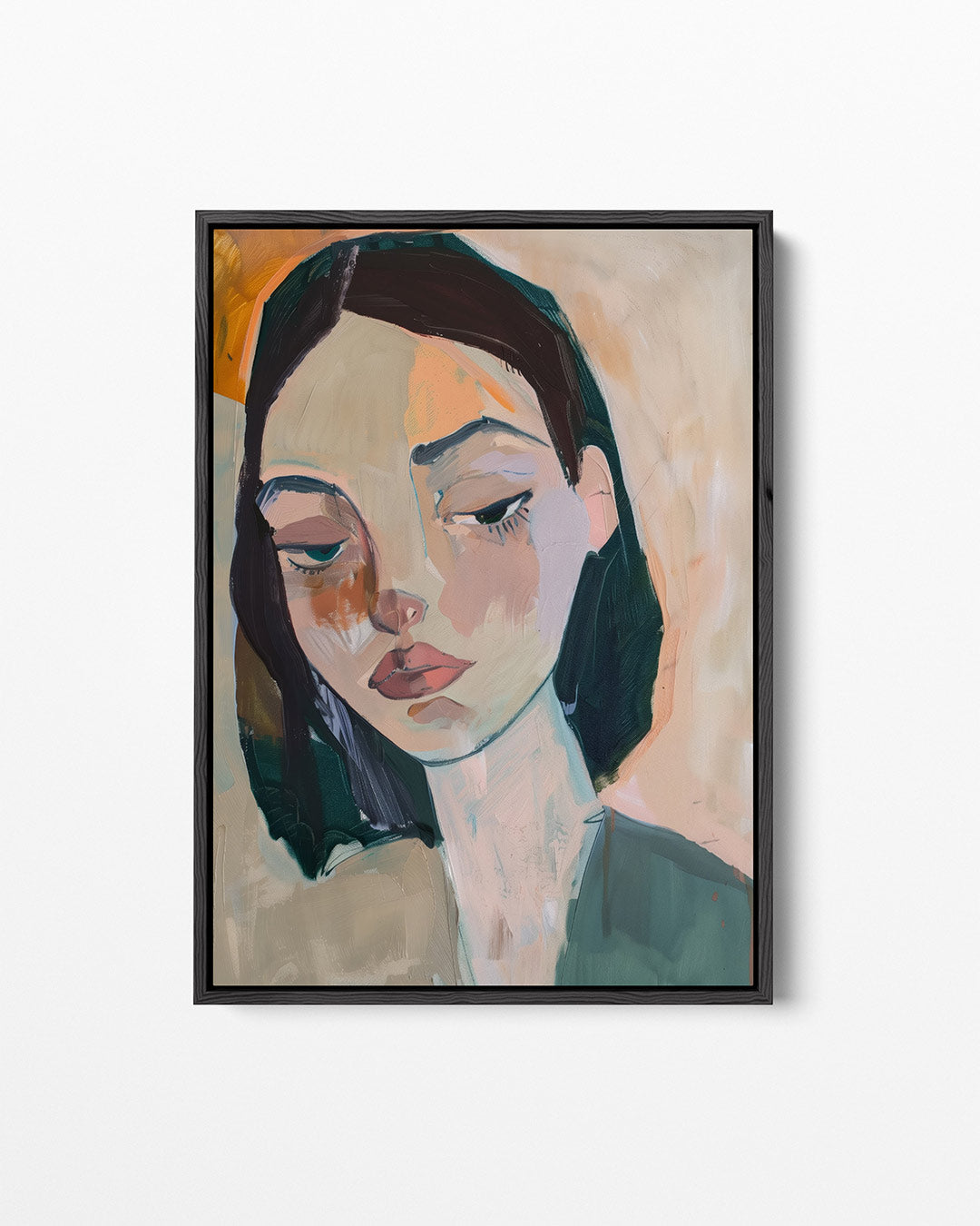 Portretstudie – Staande wanddecoratie – staand wanddecoratie kunstwerk