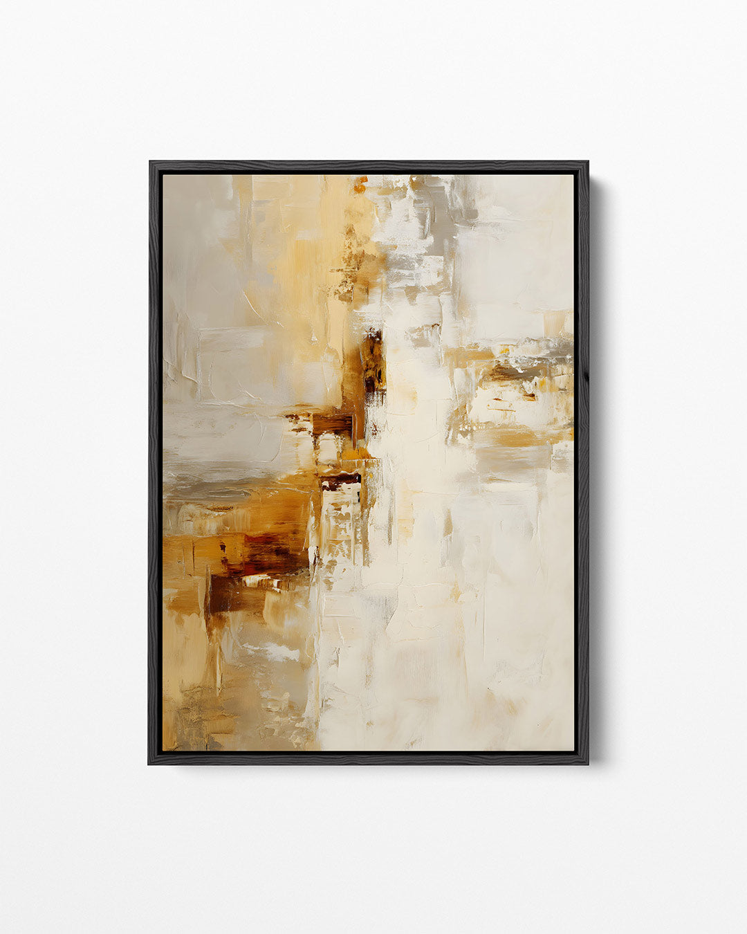 Warme kleurencompositie – staand wanddecoratie kunstwerk