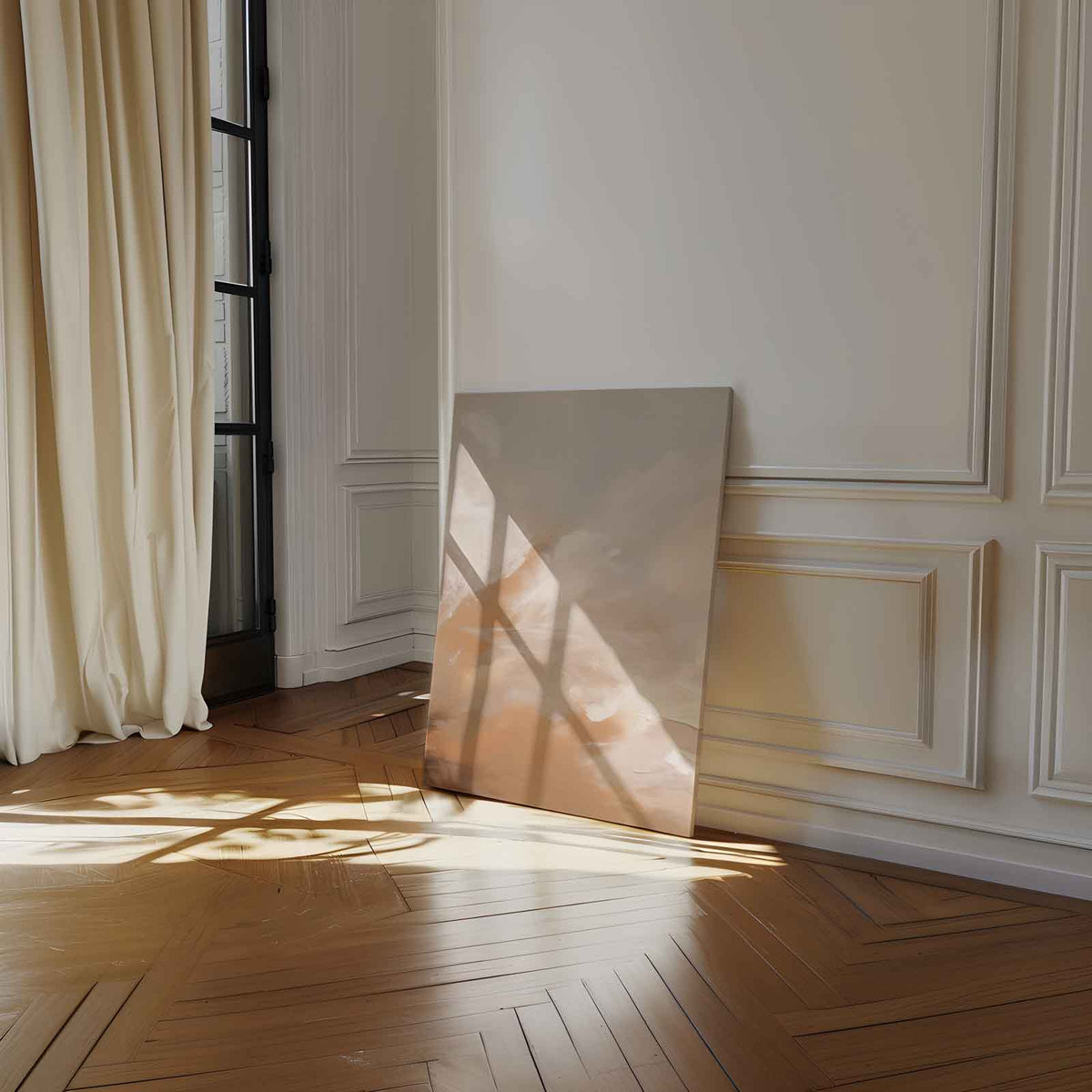 Hemelse Horizon – canvas wanddecoratie in portret formaat
