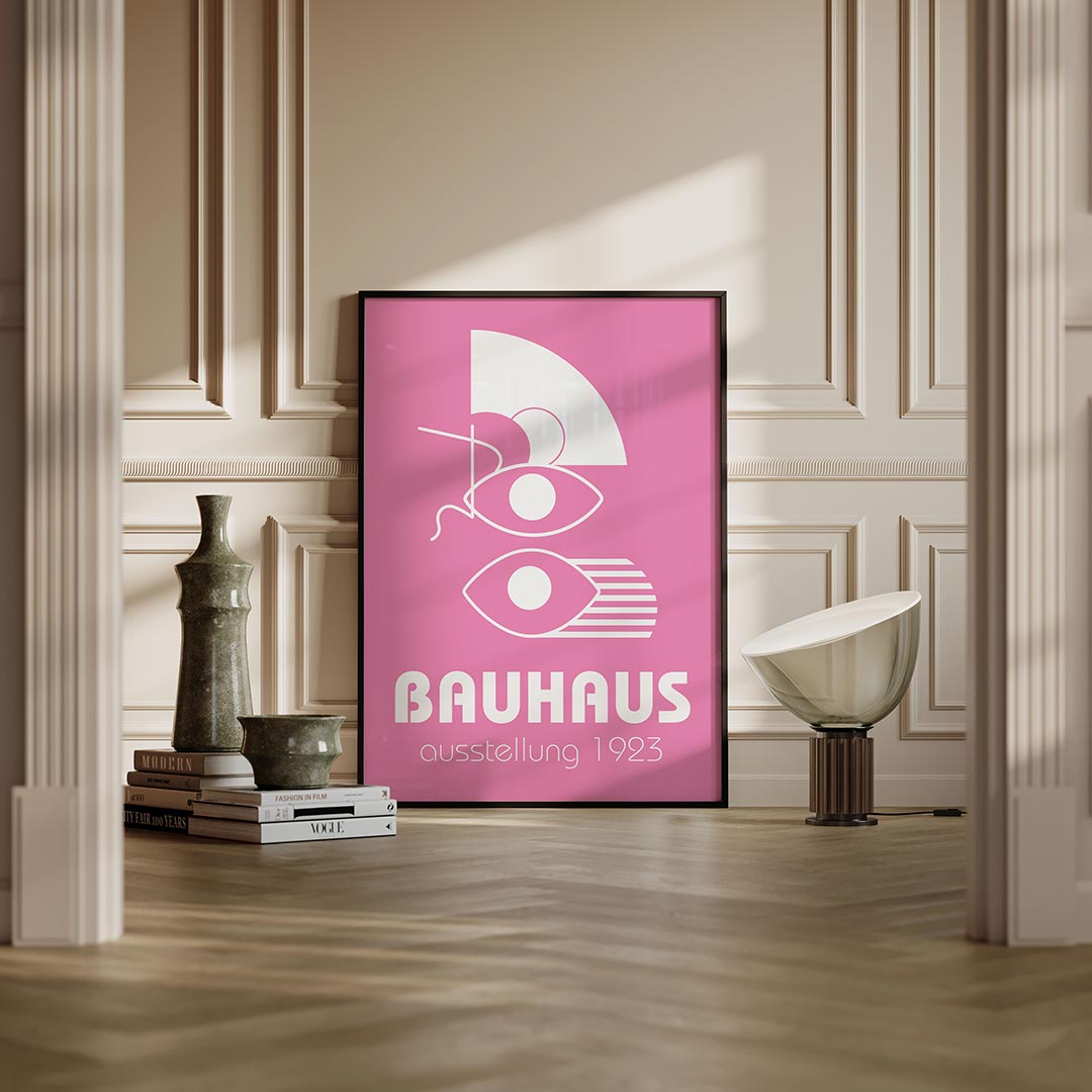 Vorm en kleur – moderne Bauhaus wandkunst als poster