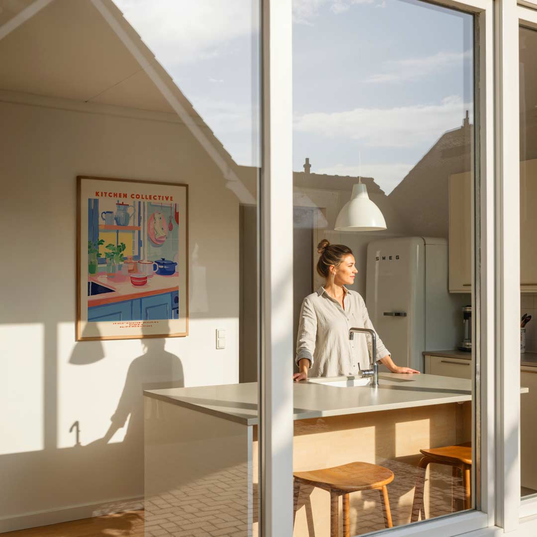 Keuken Kunstzinnigheid – keukenposter in staand formaat