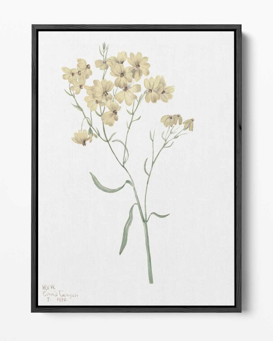 Zachte Bloemenpracht – portret kunstwerk als wanddecoratie