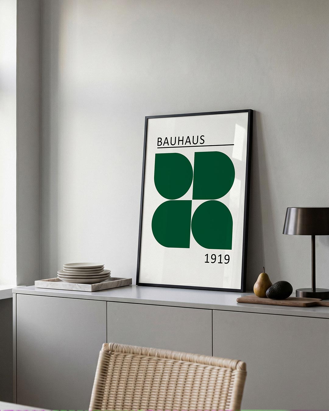  – moderne Bauhaus wandkunst als poster