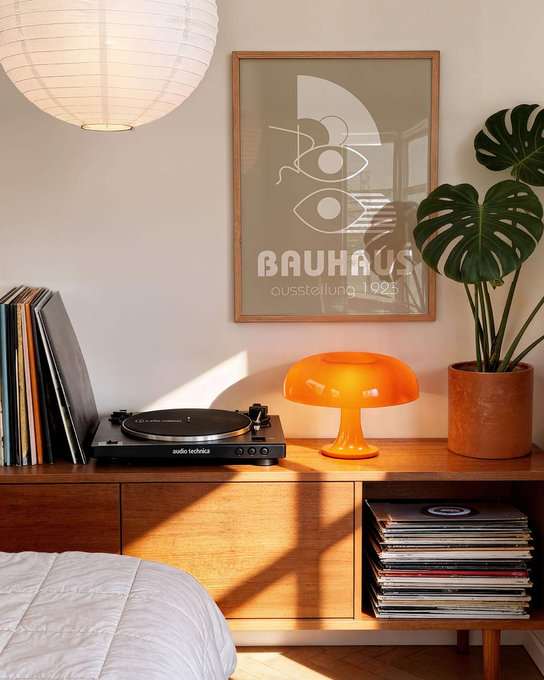 Vormen en vlakken – geometrische Bauhaus poster in staand formaat