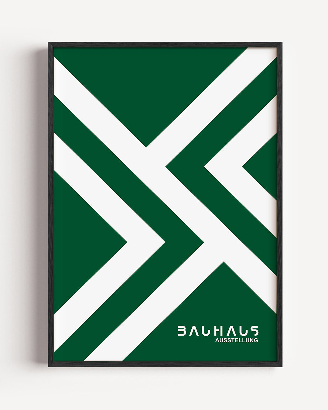 Lijnen en vlakken – staande Bauhaus poster als wanddecoratie