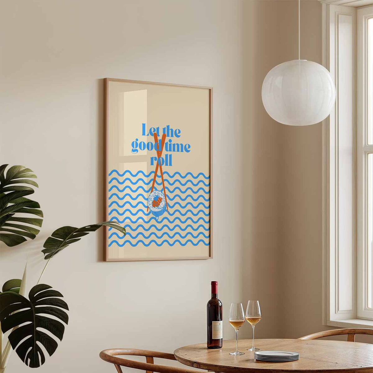 Sushi Vibes – staande keuken wanddecoratie van WallArtistic