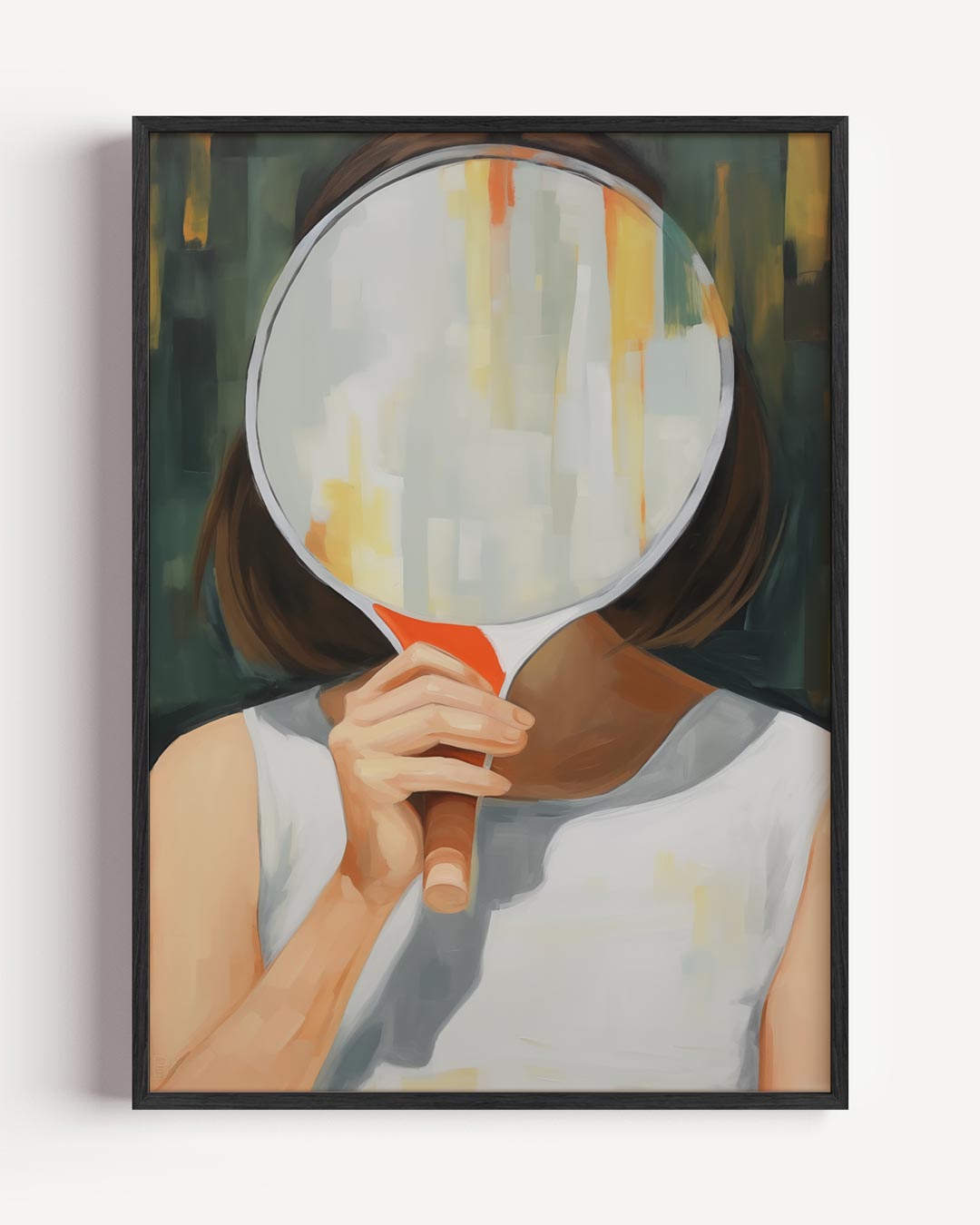 Spiegel van Identiteit – zomer portret poster als wanddecoratie