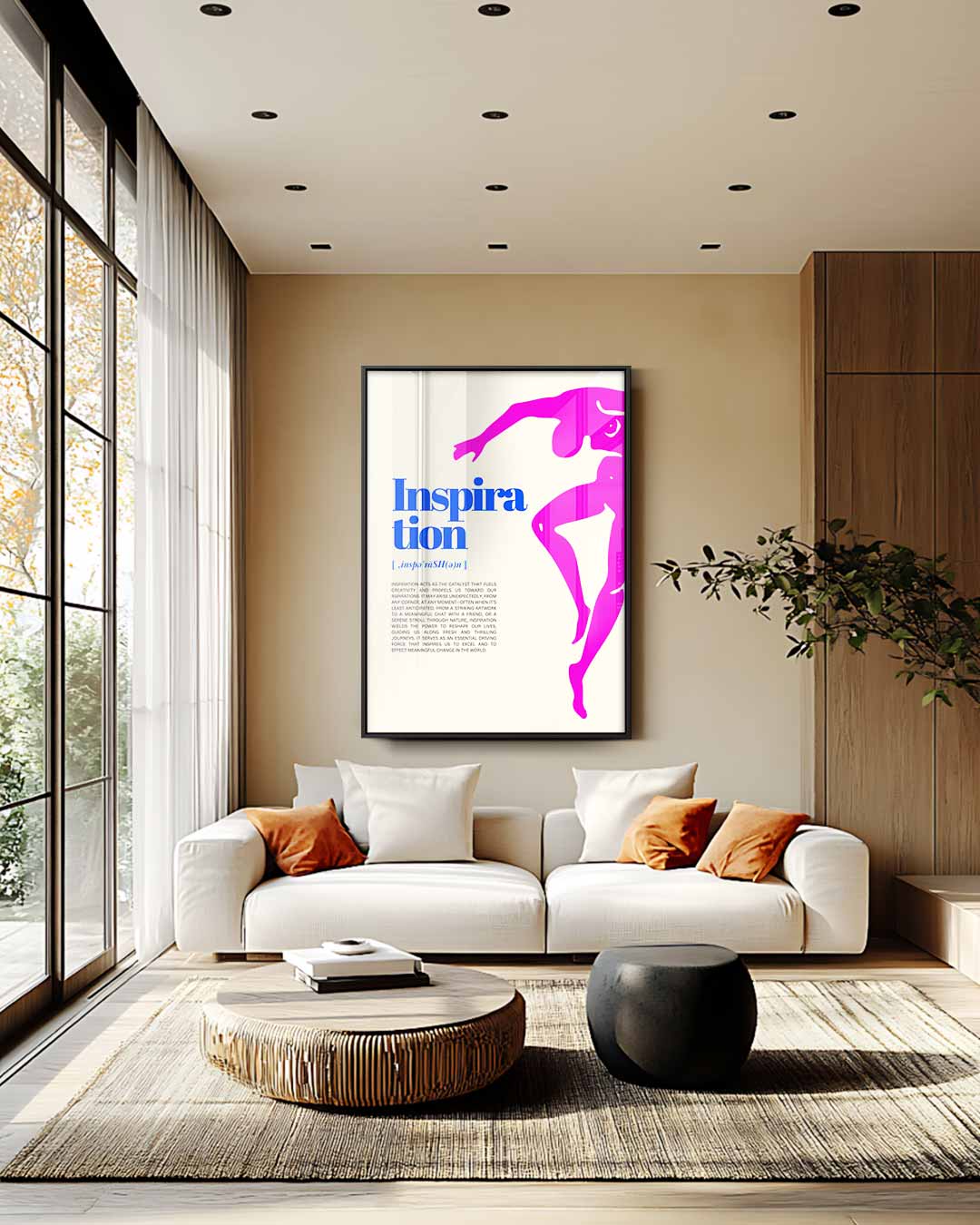 Dansende Inspiratie – staand kunstwerk voor modern interieur