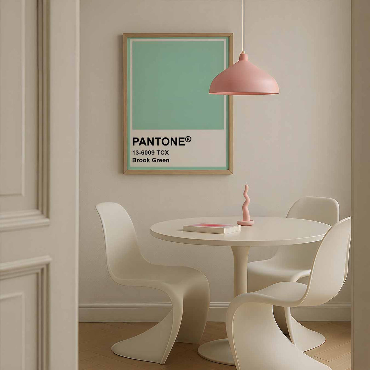 Verfrissende Pantone – Streetart wandkunst als portret poster