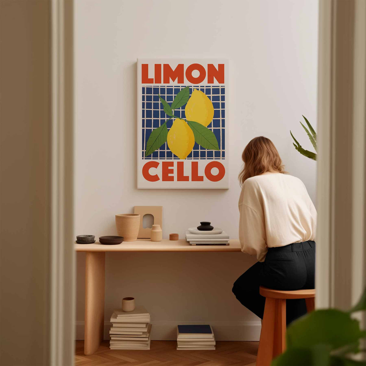 Limoncello Poster – plexiglas kunstwerk als wanddecoratie