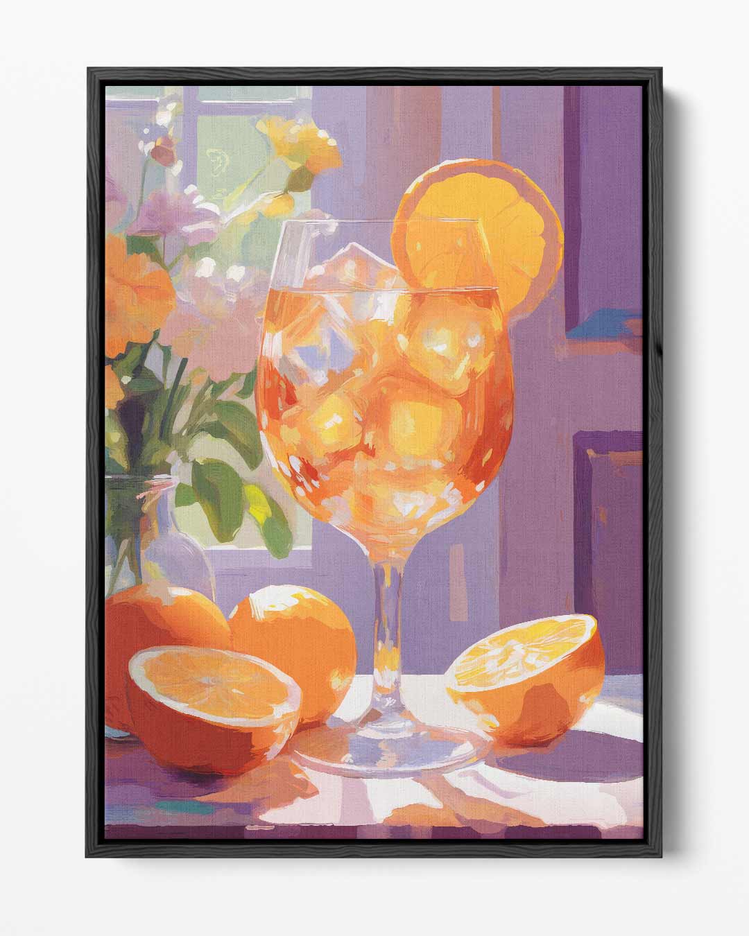 Zomerse Citrus Verfrissing – portret kunstwerk als wanddecoratie