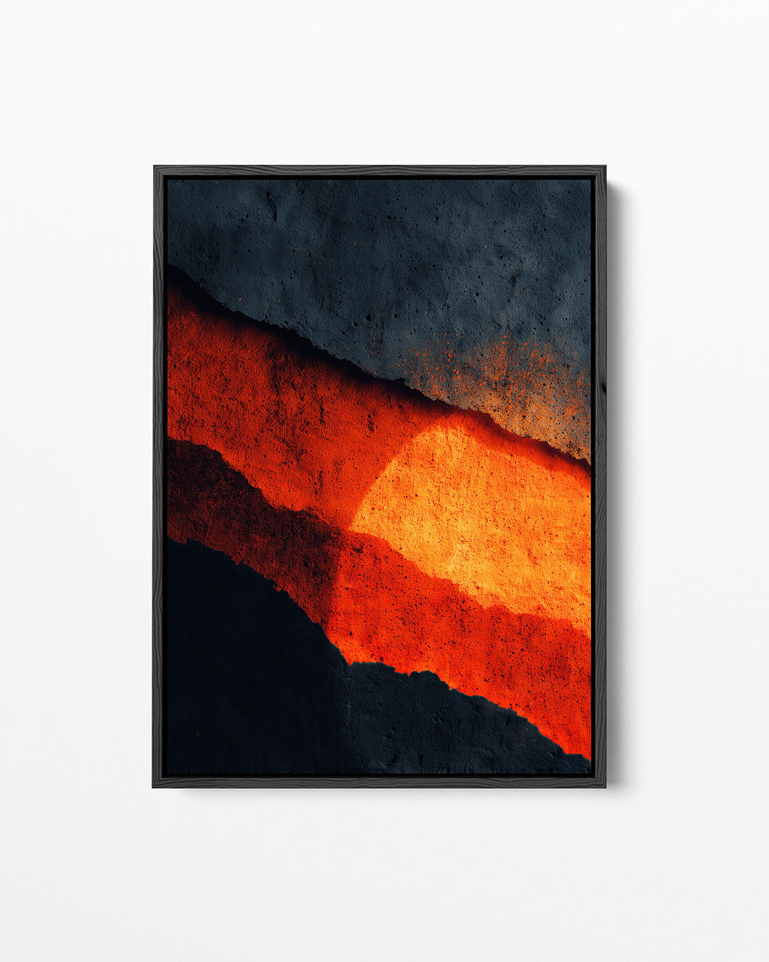 Vurige horizon – staand wanddecoratie kunstwerk