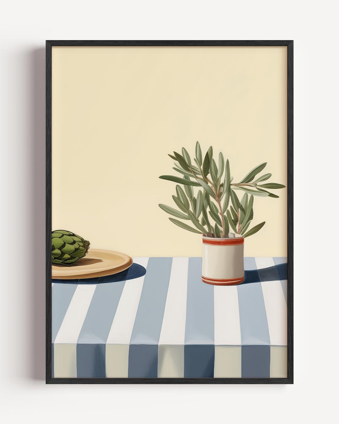 Moderne Art Deco Stilleven – zomer portret poster als wanddecoratie