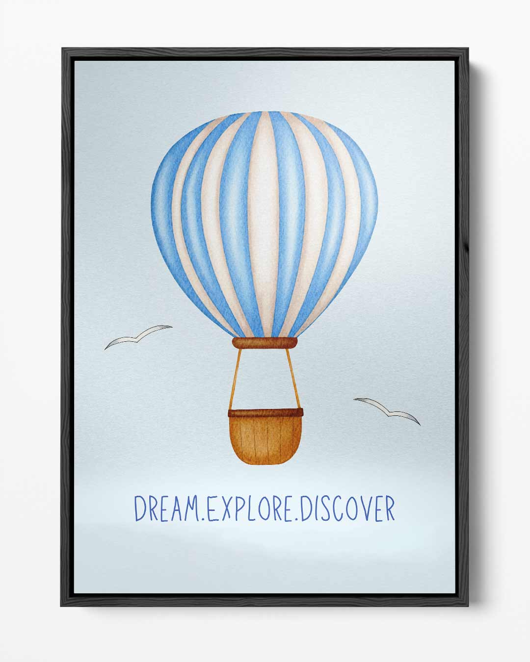 Luchtballon Droom Avontuur – portret kunstwerk als wanddecoratie