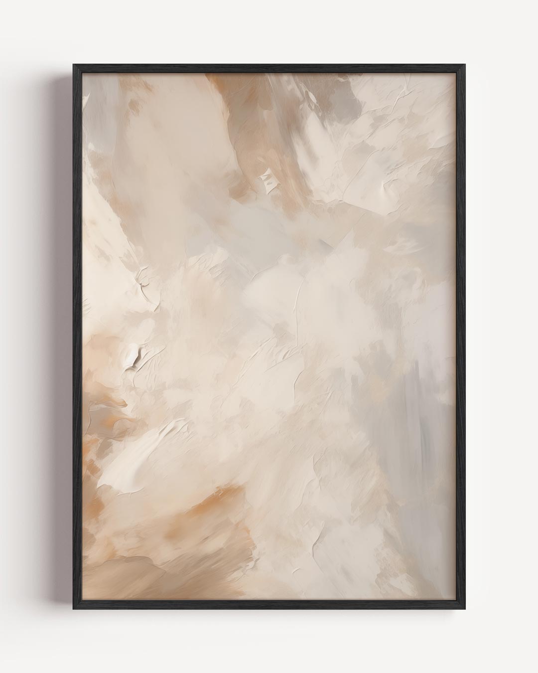 Rustieke Abstracte Kunstposter – textuur portret poster als wanddecoratie