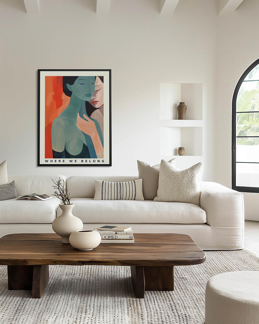 Intieme figuren – kunstwerk als stijlvolle wanddecoratie