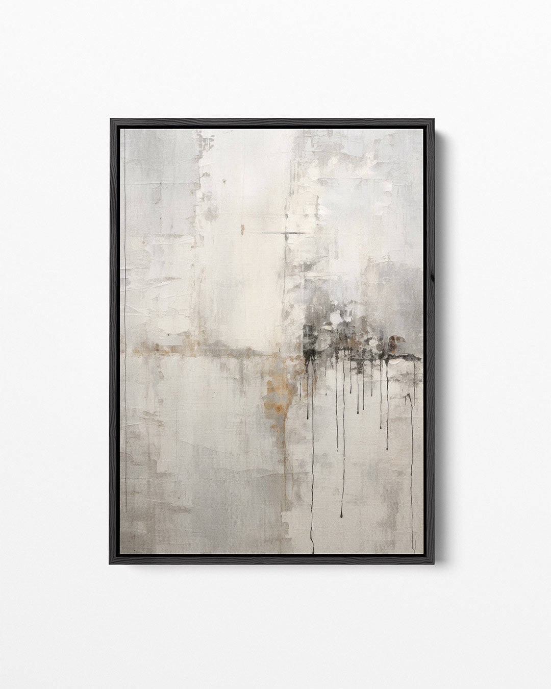 Verfstrepen compositie – staand wanddecoratie kunstwerk