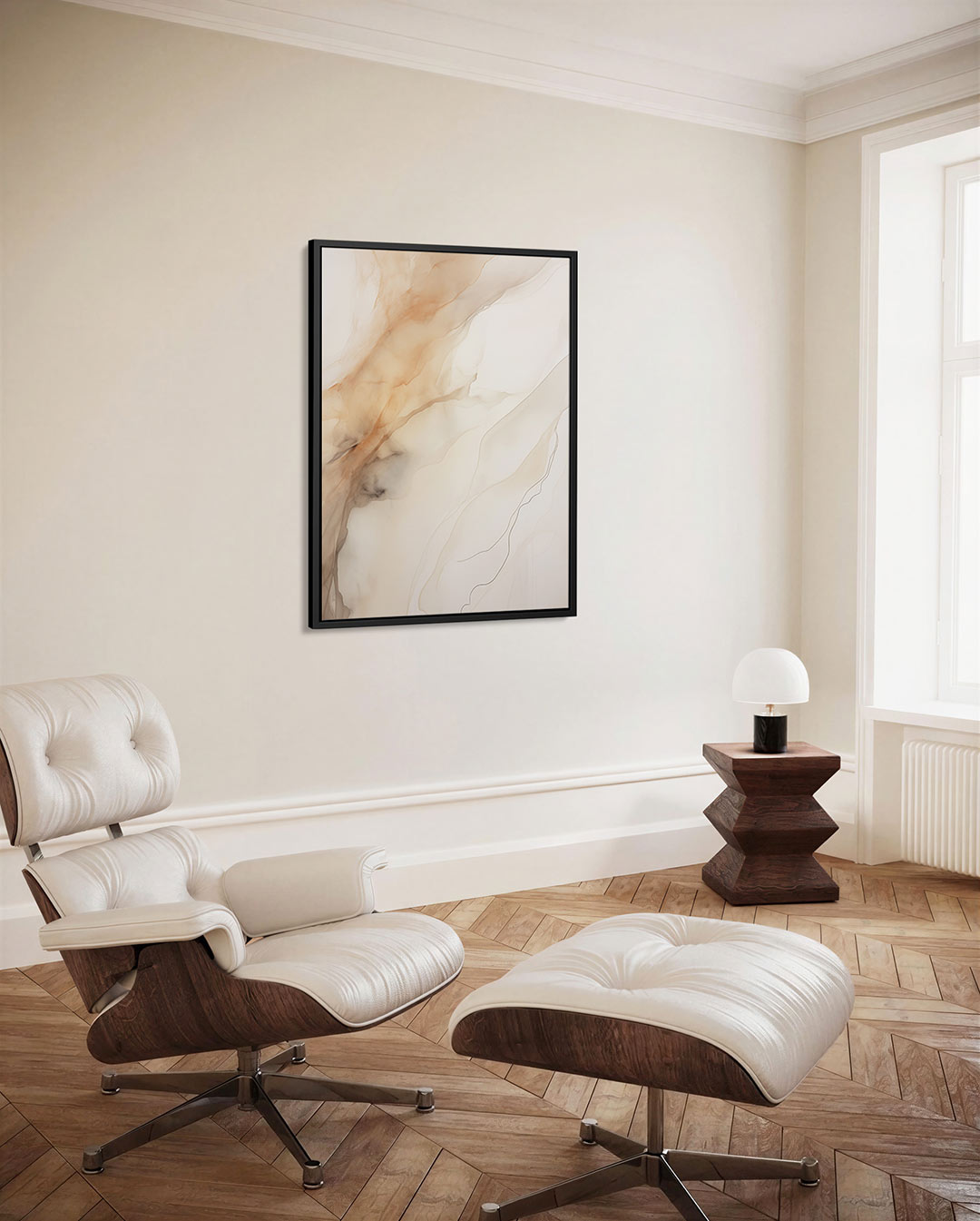 Organische vormen – staand wanddecoratie kunstwerk