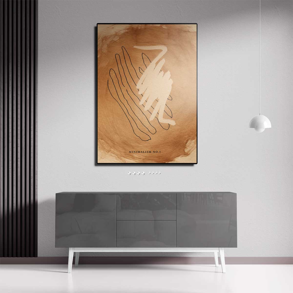 Minimalisme No.1 – dibond kunstwerk als wanddecoratie