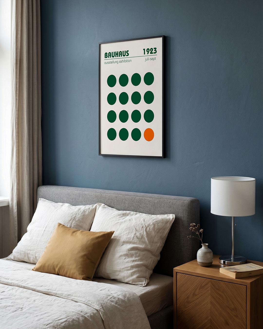  – staande Bauhaus poster voor aan de muur