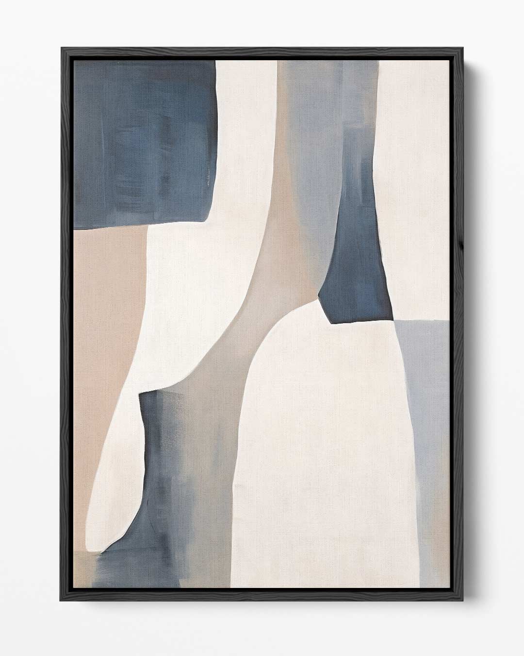 Subtiele Kleurencompositie – portret kunstwerk als wanddecoratie