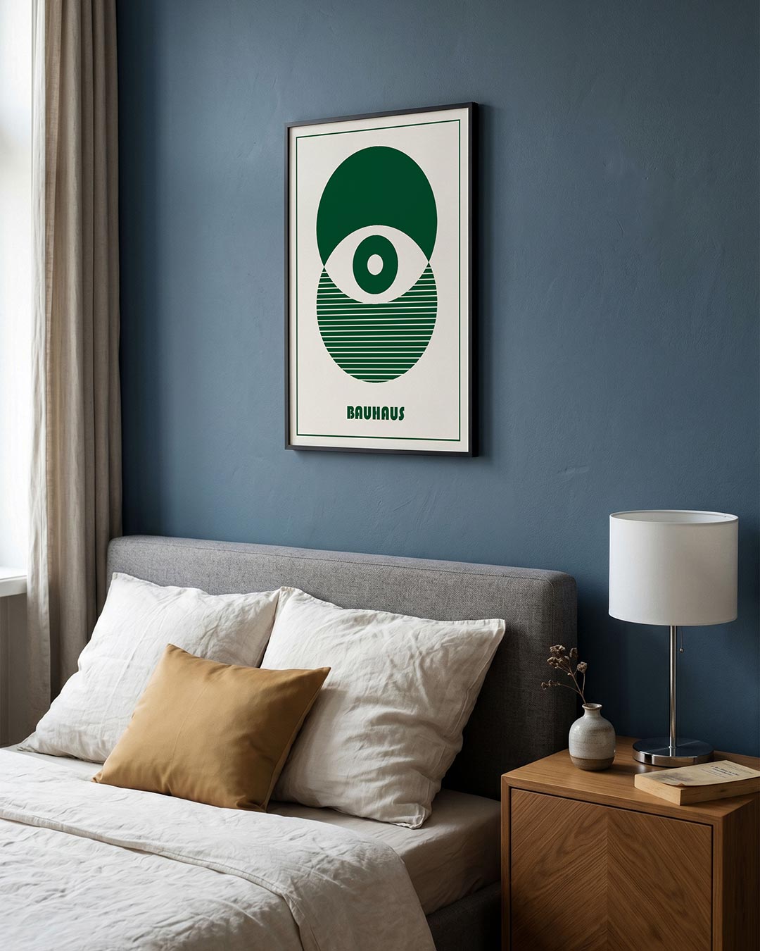  – staande Bauhaus poster voor aan de muur