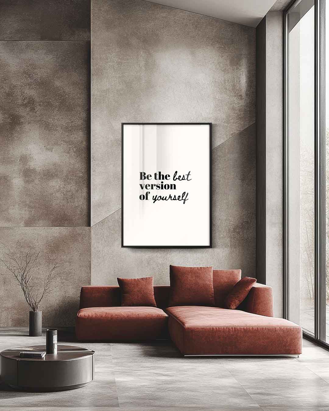 Inspirerende Motivatie – modern portret kunstwerk van WallArtistic