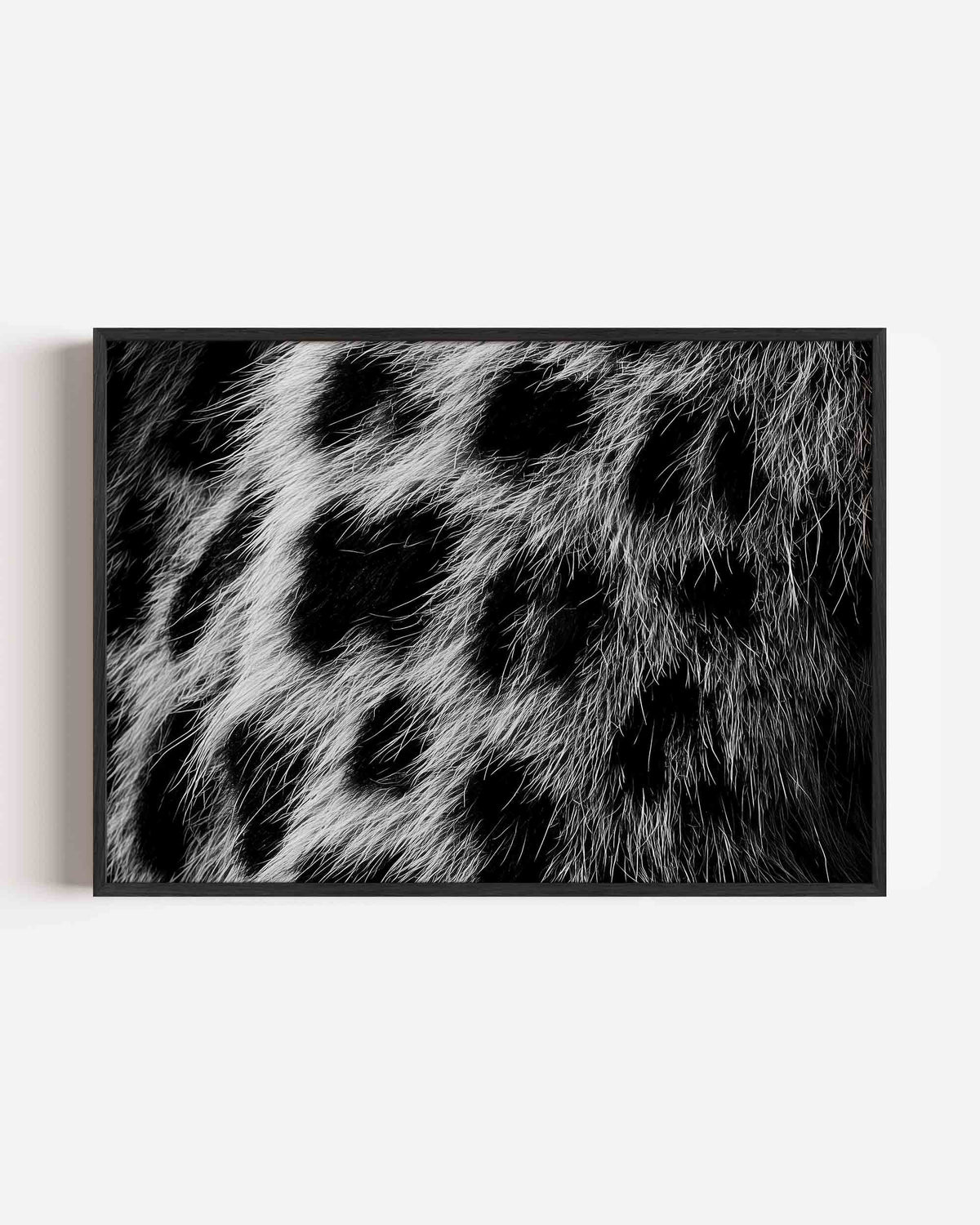 Zwart wit vachtpatroon – jungle landscape poster als wanddecoratie